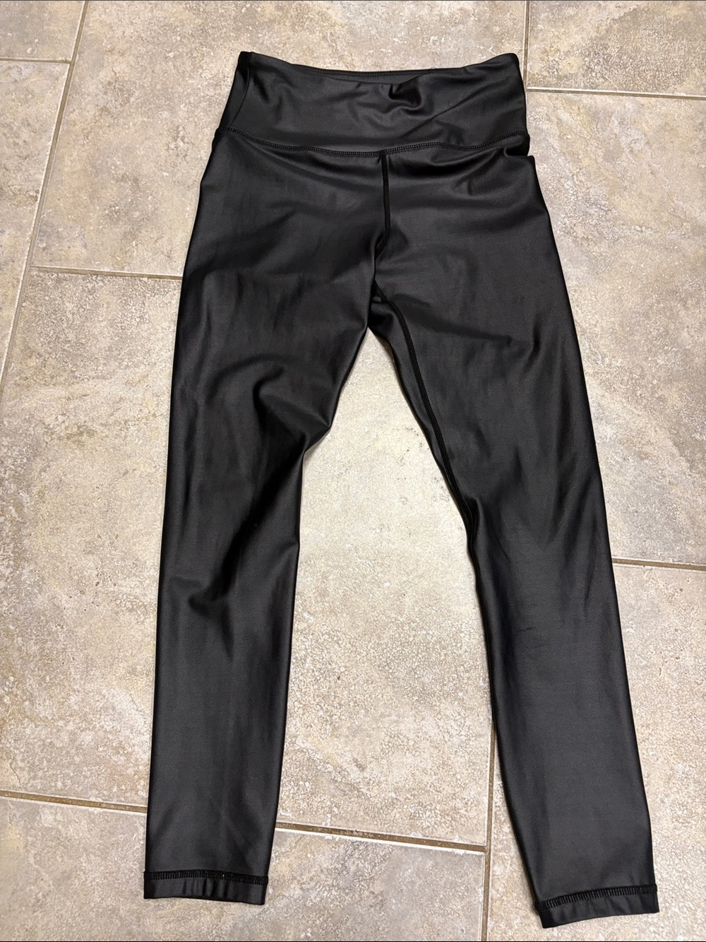 ZYIA Black Leggings with Crescent Logo